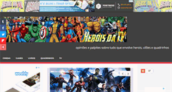 Desktop Screenshot of heroisdatv.com